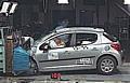 Peugeot 207 im EuroNCAP-Crashtest